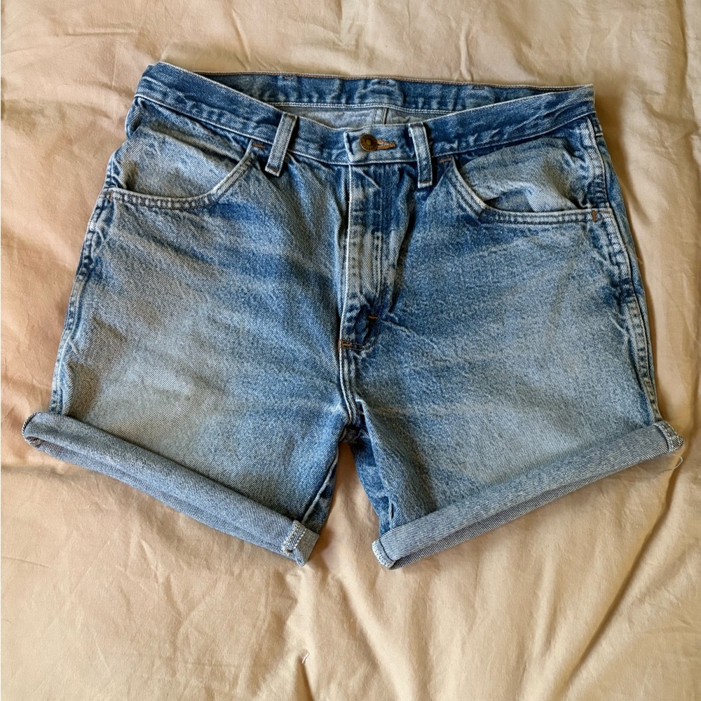 Vintage Stone Washed Denim Rustler Shorts